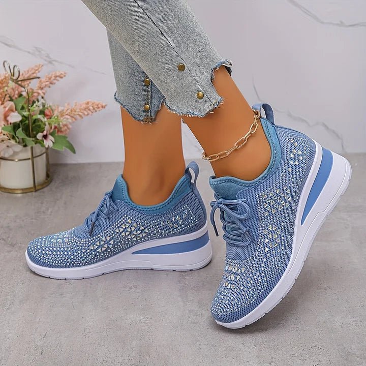 Danielle | Comfort Sneakers with Sparkling Stones