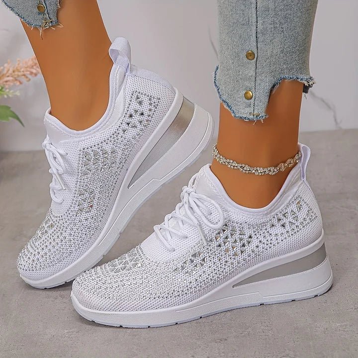 Danielle | Comfort Sneakers with Sparkling Stones