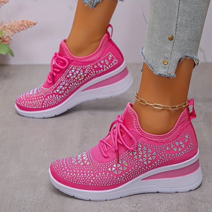 Danielle | Comfort Sneakers with Sparkling Stones